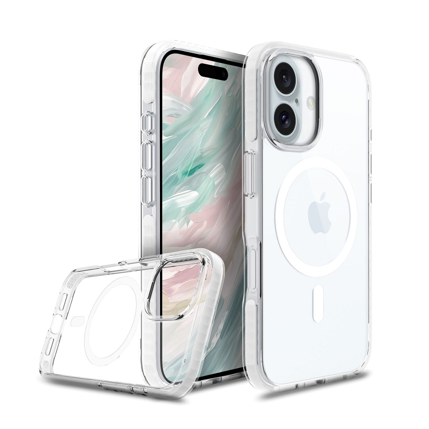 Max Impact Case for iPhone – 10FT Drop Protection, Anti-Yellow (Transparent)