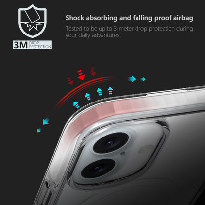 Max Impact Case for iPhone – 10FT Drop Protection, Anti-Yellow (Transparent)
